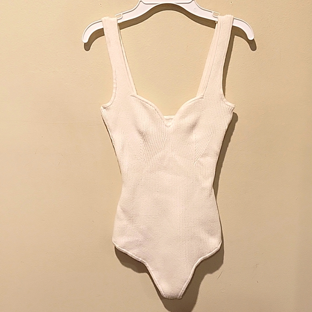 Abercrombie & Fitch Cream Bodysuit